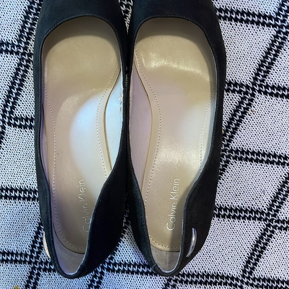 Calvin Klein Suede Fabric Wedge Pump - Picture 5 of 16